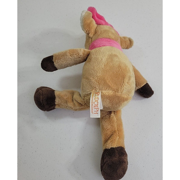 Dan Dee Clarice Rudolph The Red Nosed Reindeer Squeak Plush Stuffed Toy 13" - Picture 10 of 10